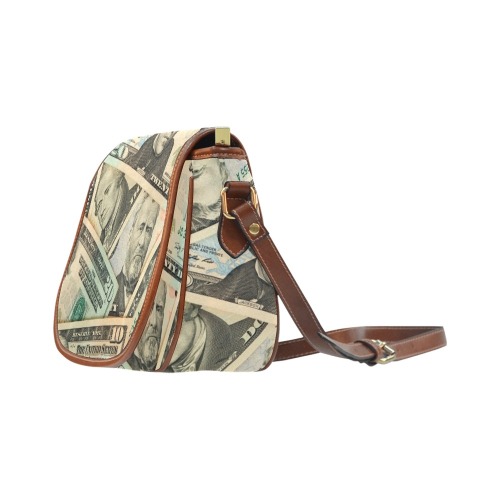 US PAPER CURRENCY Saddle Bag/Small (Model 1649) Full Customization