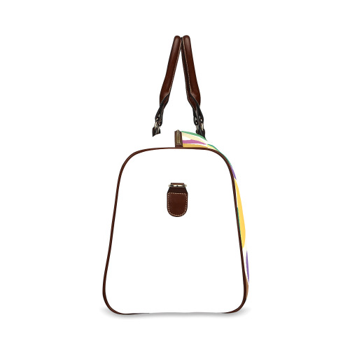 Retro Semi Circle Bauhaus Textile Pattern Waterproof Travel Bag/Small (Model 1639)