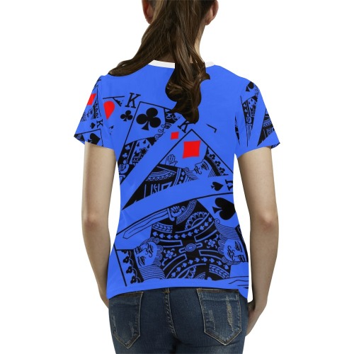 FOUR KINGS All Over Print T-Shirt for Women (USA Size) (Model T40)