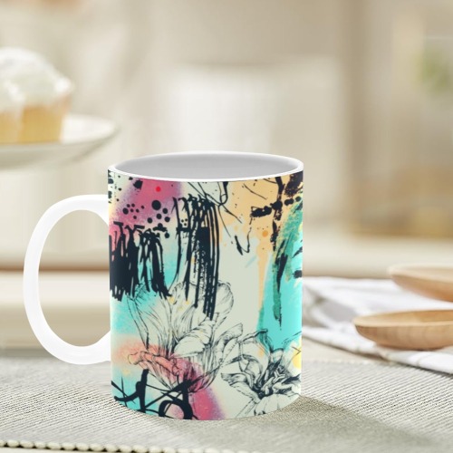 Graffiti-colorful White Mug(11OZ)