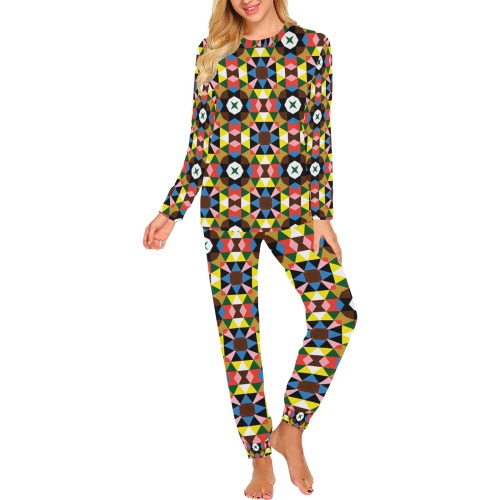 pattern (151) Women's All Over Print Pajama Set