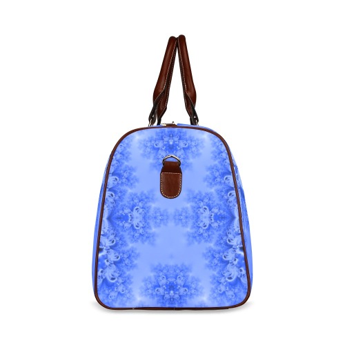 Blue Sky over the Bluebells Frost Fractal Waterproof Travel Bag/Small (Model 1639)
