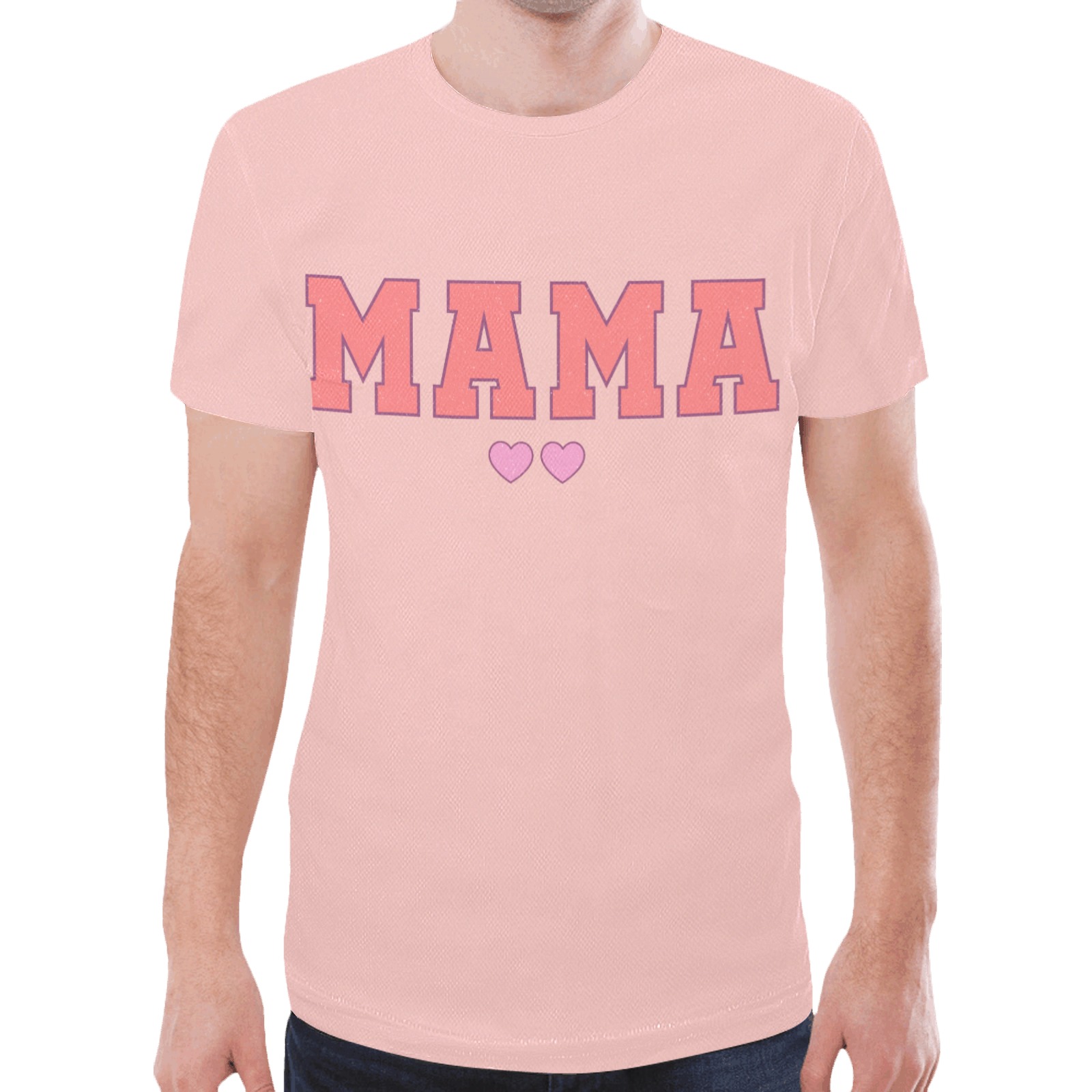 Mama New All Over Print T-shirt for Men (Model T45)