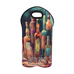 On The Hunt Double Wine Bag 2-Bottle Neoprene Wine Bag