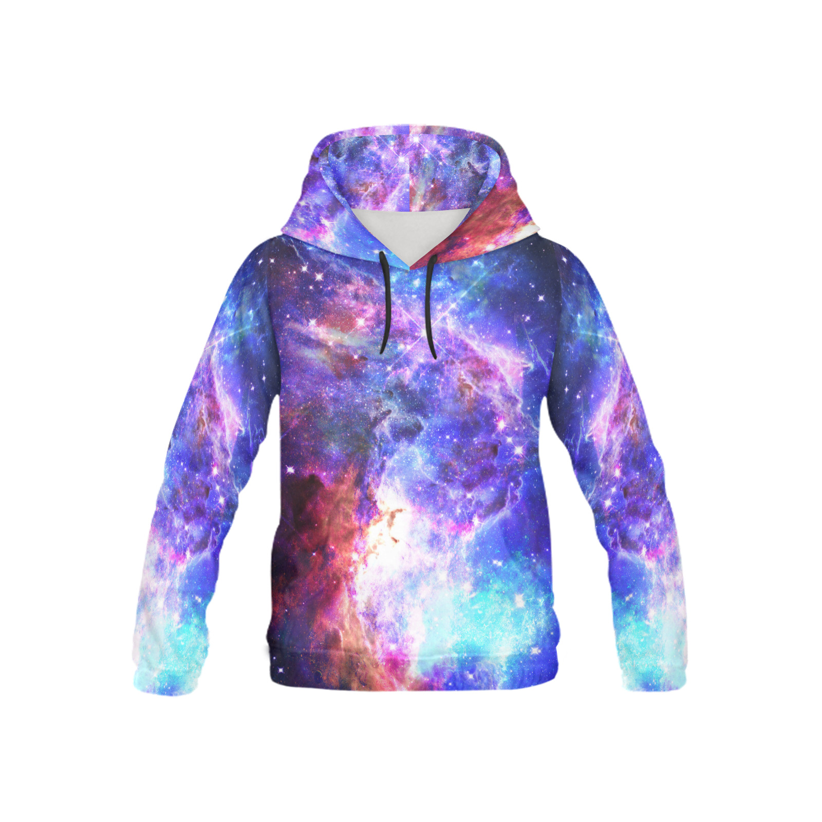 Mystical fantasy deep galaxy space - Interstellar cosmic dust All Over Print Hoodie for Kid (USA Size) (Model H13)
