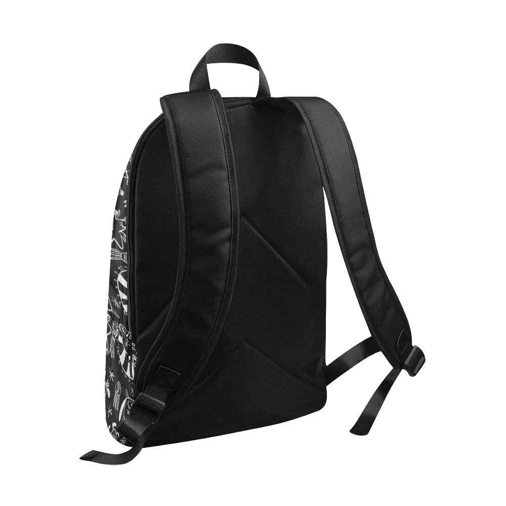 mostrini nero Fabric Backpack for Adult (Model 1659)
