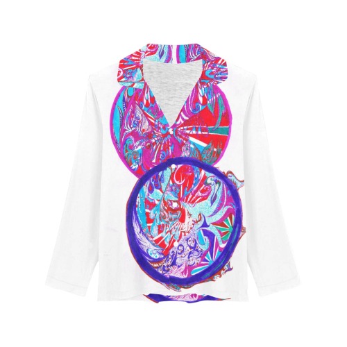 Soul Eyes shirt Women's Long Sleeve Pajama Shirt
