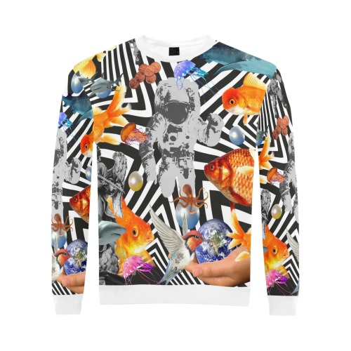 POINT OF ENTRY 2 All Over Print Crewneck Sweatshirt for Men (Model H18)