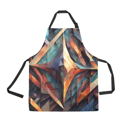 Abstract art of a compass. Cool geometric shapes