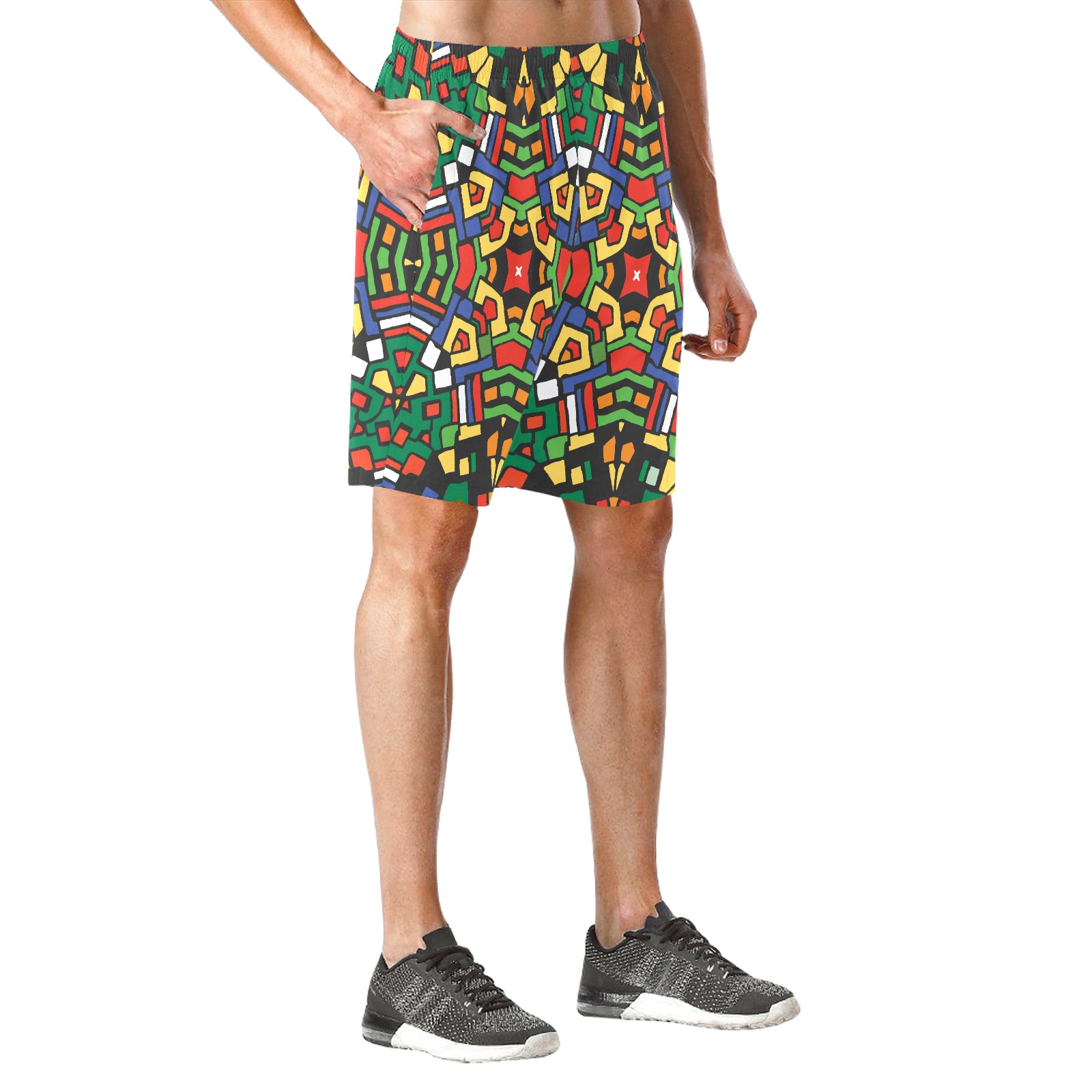 soldier of fortune Men's All Over Print Elastic Beach Shorts (Model L20)