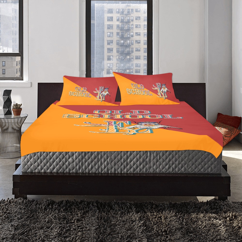 Old School Collectable Fly 3-Piece Bedding Set