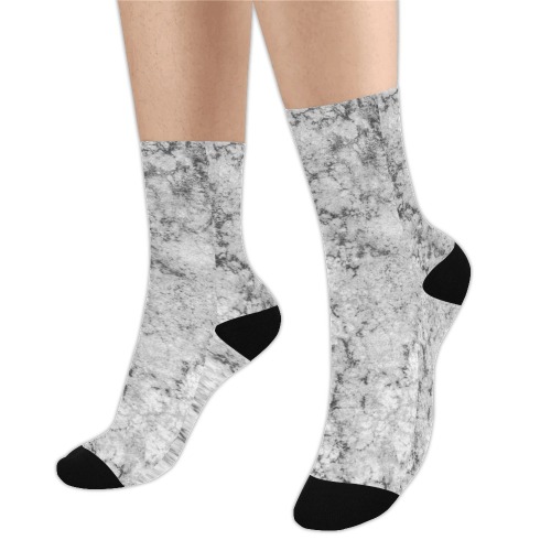 Textured gray Trouser Socks