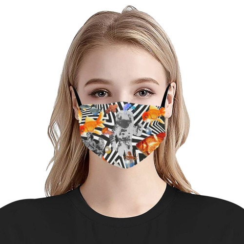 POINT OF ENTRY 2 Flat Mouth Mask with Drawstring