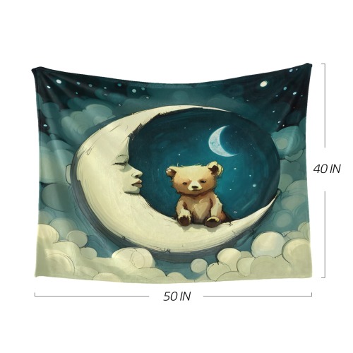 Little Bears 10 Ultra-Soft Micro Fleece Blanket 50"x40"