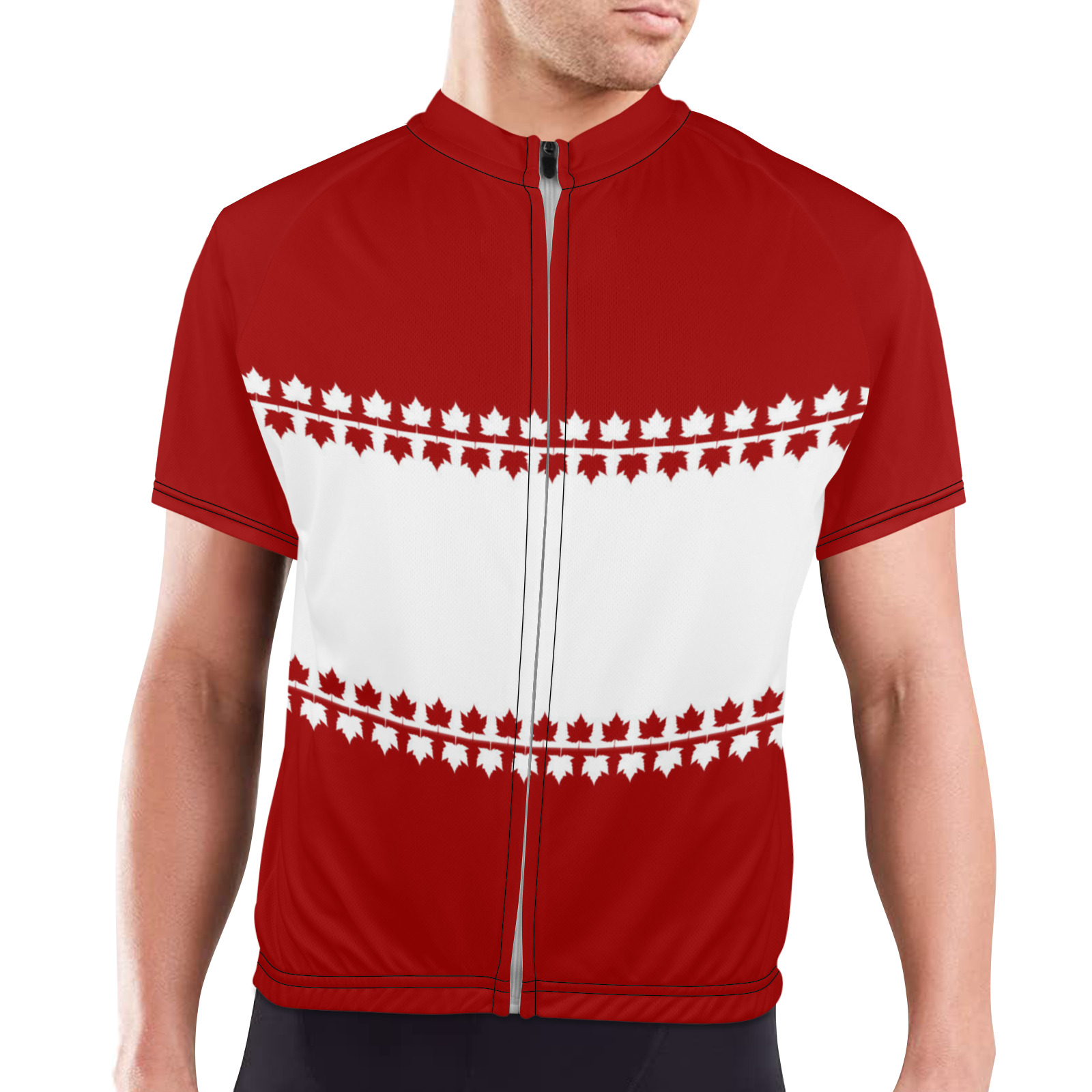 Classic Canada Bike Shirts Men's Cycling Jersey (Model T77)