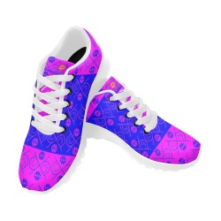 DIONIO - Ladies' Pink & Blue Olympic B-Ball Shoes Women’s Running Shoes (Model 020)