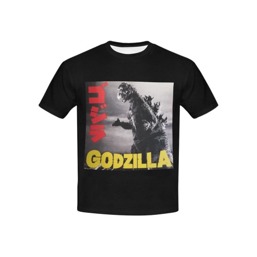 Godzilla Print Kids' All Over Print T-shirt (USA Size) (Model T40)