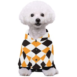 Halloween Argyle Pet Dog Hoodie