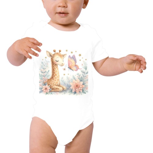 Storybook Woodland Babies Giraffe Butterfly