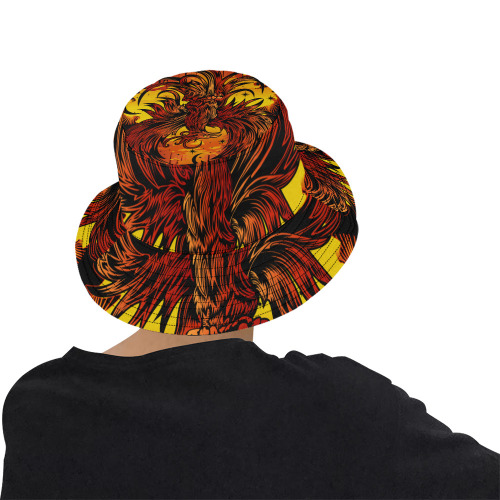 Rebirth All Over Print Bucket Hat for Men