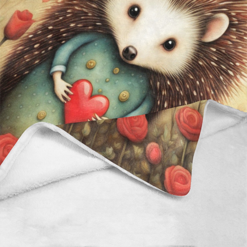 Hedgehog Love 2 Ultra-Soft Micro Fleece Blanket 60"x80"
