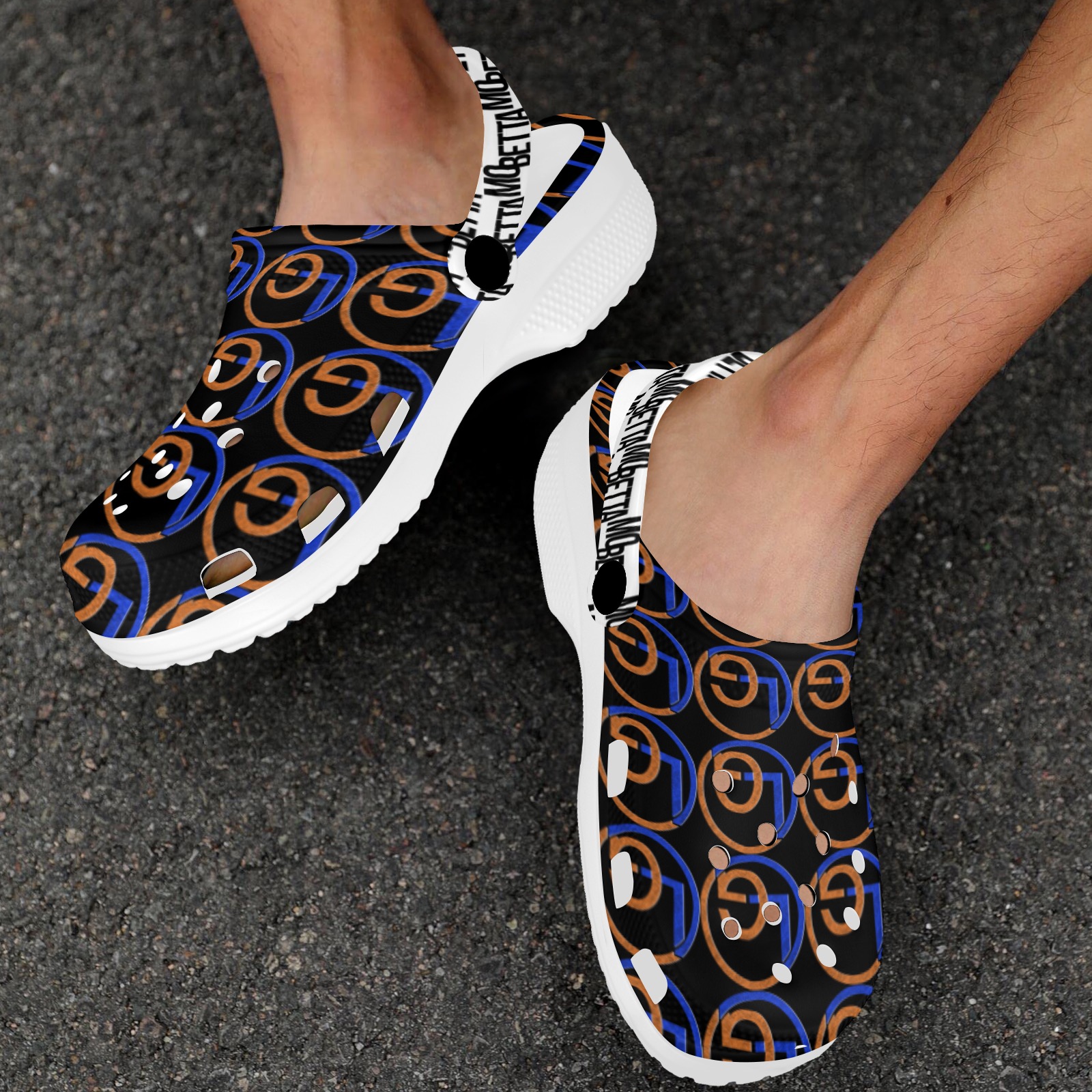 MoBetta Custom Print Foam Clogs for Adults