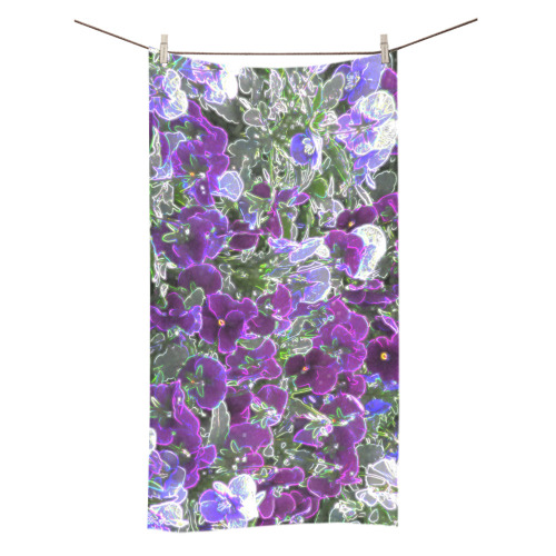Field Of Purple Flowers 8420 Bath Towel 30"x56"