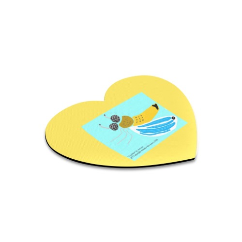 Vespidae Heart-shaped Mousepad