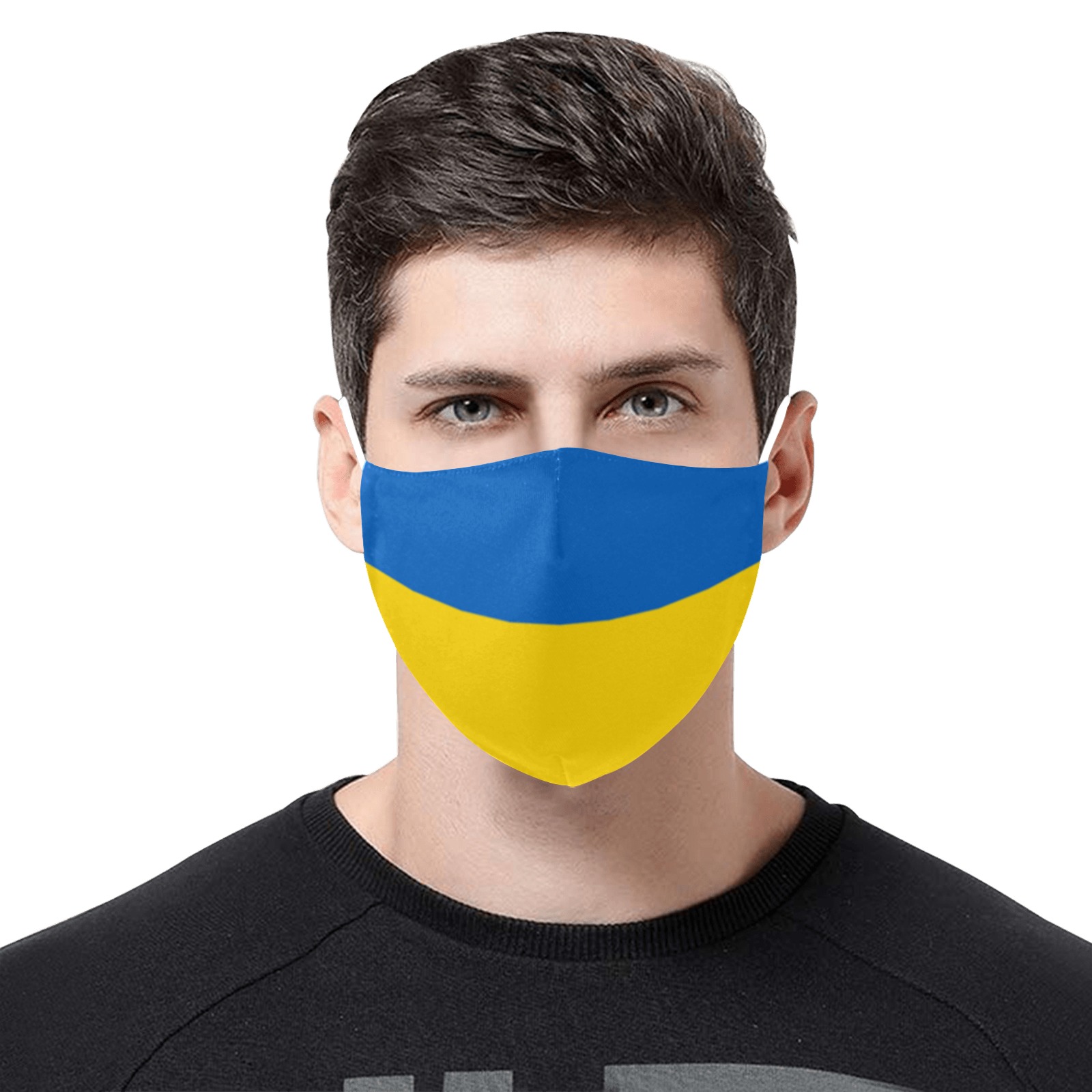 UKRAINE 3D Mouth Mask with Drawstring (Pack of 50) (Model M04)