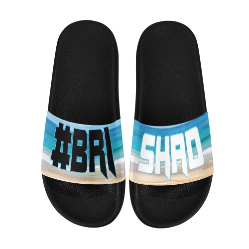BriShad Mens Men's Slide Sandals (Model 057)
