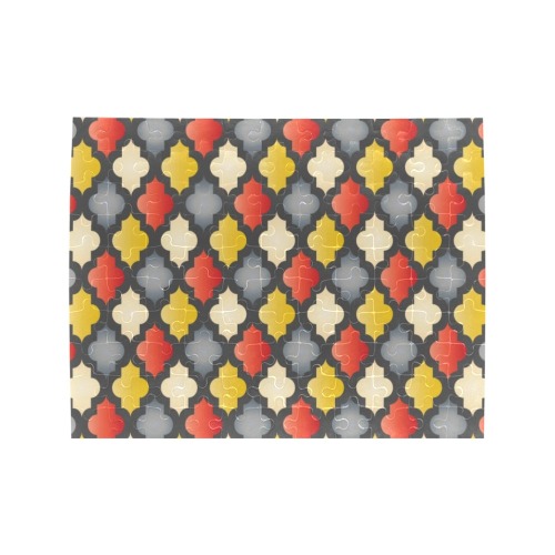 Moroccan Trellis Rectangle Jigsaw Puzzle (Set of 110 Pieces)