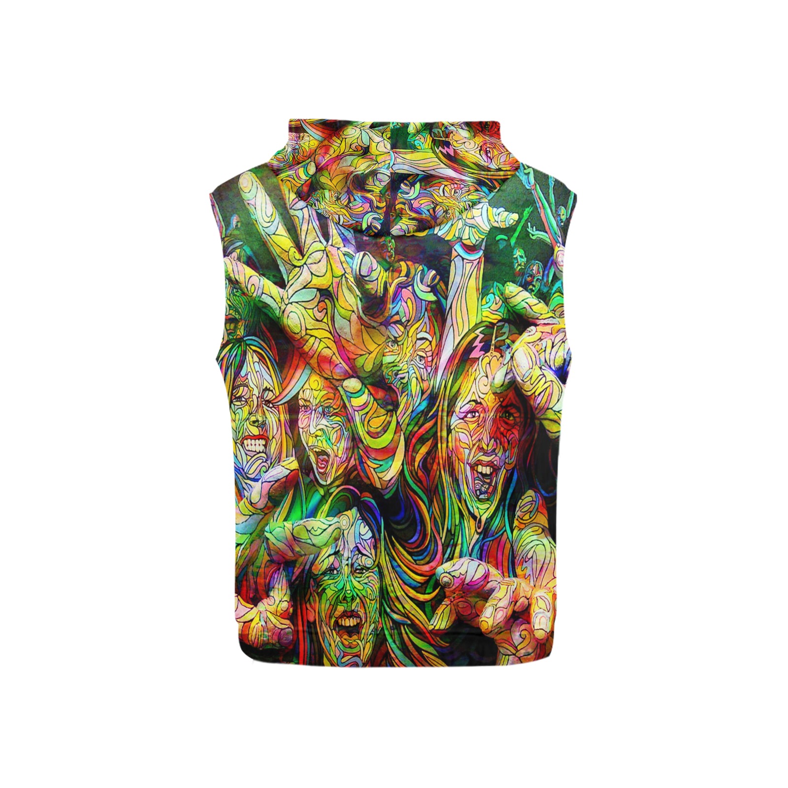 Living Layers All Over Print Sleeveless Hoodie for Kid (Model H15)