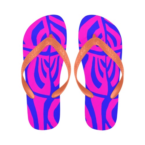 aaa pink bl Flip Flops for Men/Women (Model 040)