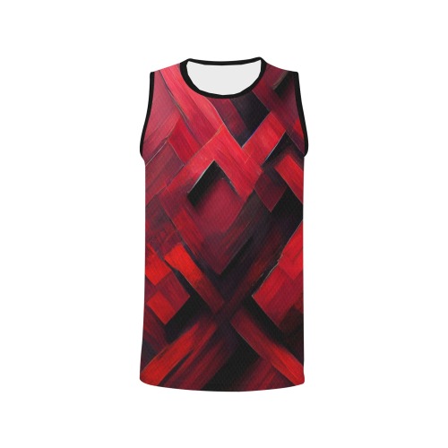 red diamond All Over Print Basketball Jersey