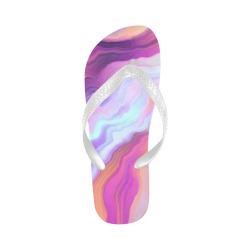 Bright and marble 45 Flip Flops for Men/Women (Model 040)