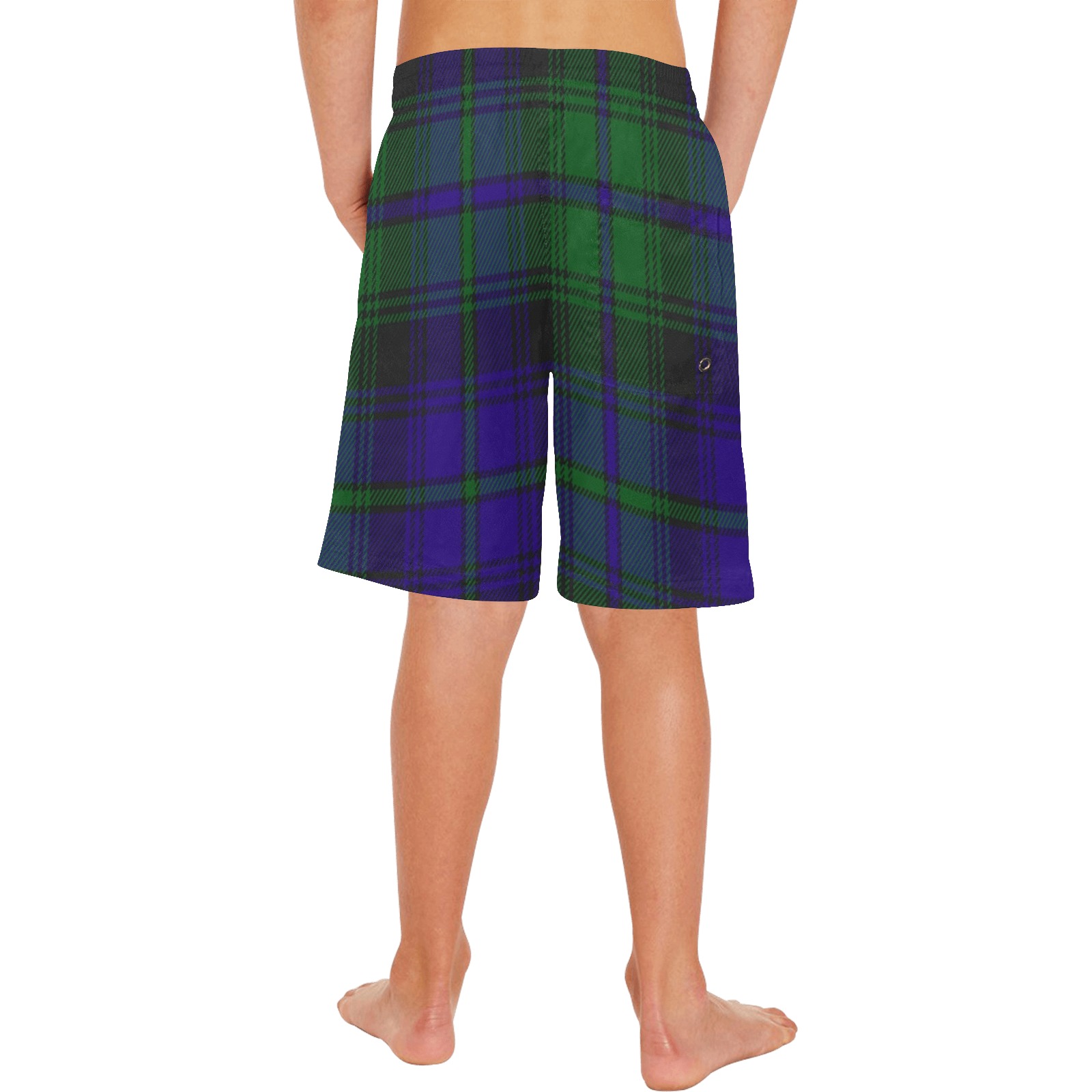 5TH. ROYAL SCOTS OF CANADA TARTAN Boys' Casual Beach Shorts (Model L52)