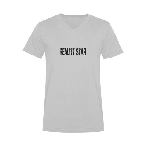 REALITY STAR Men's V-Neck T-shirt (USA Size) (Model T10)