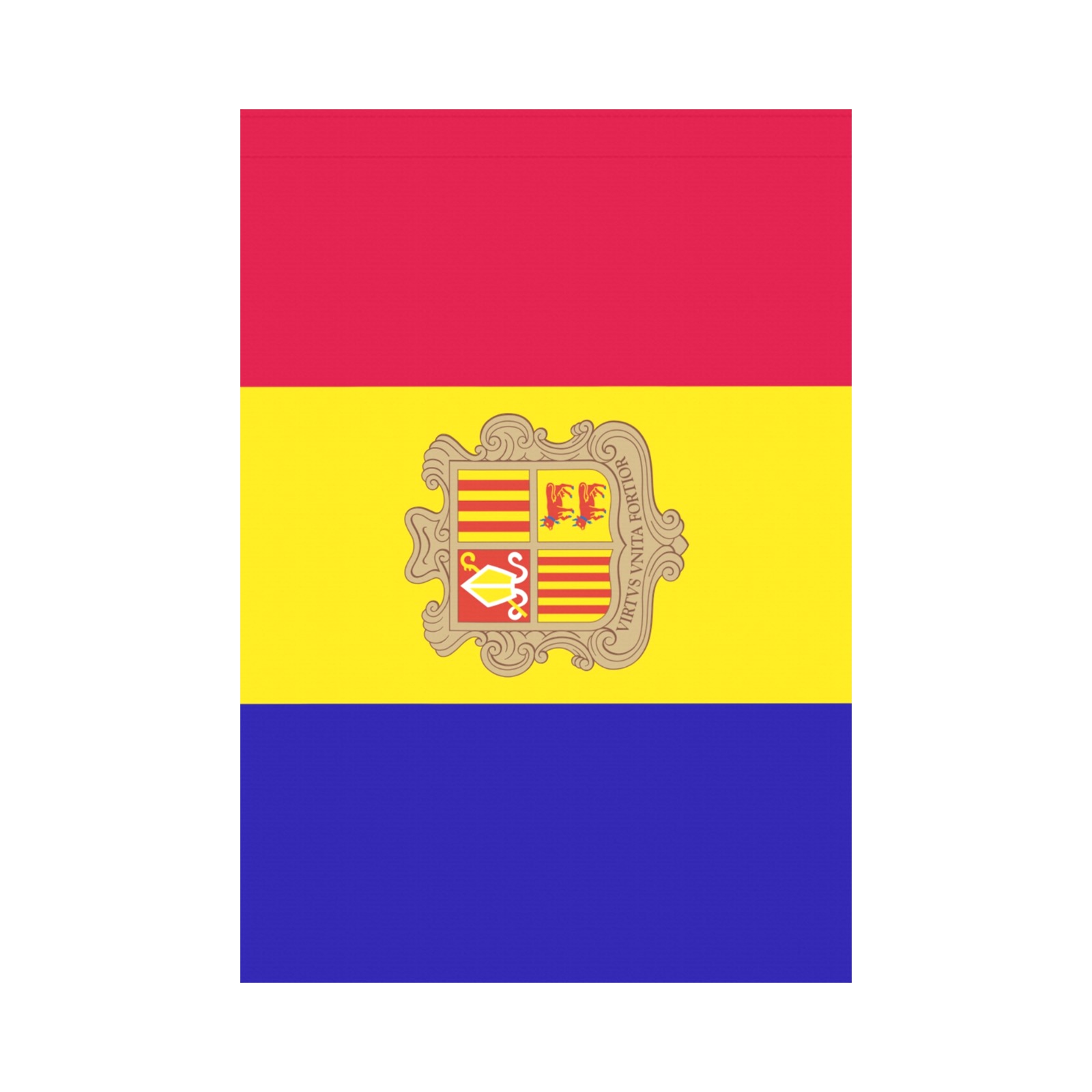 Andorra Flag Garden Flag 28''x40'' （Without Flagpole）