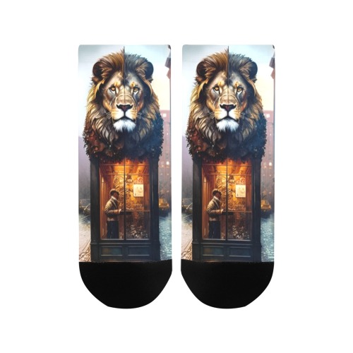 lion tb Women's Ankle Socks