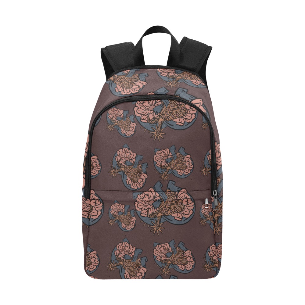 Floral design Fabric Backpack for Adult (Model 1659)