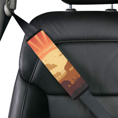 In The Safari Car Seat Belt Cover 7''x10''
