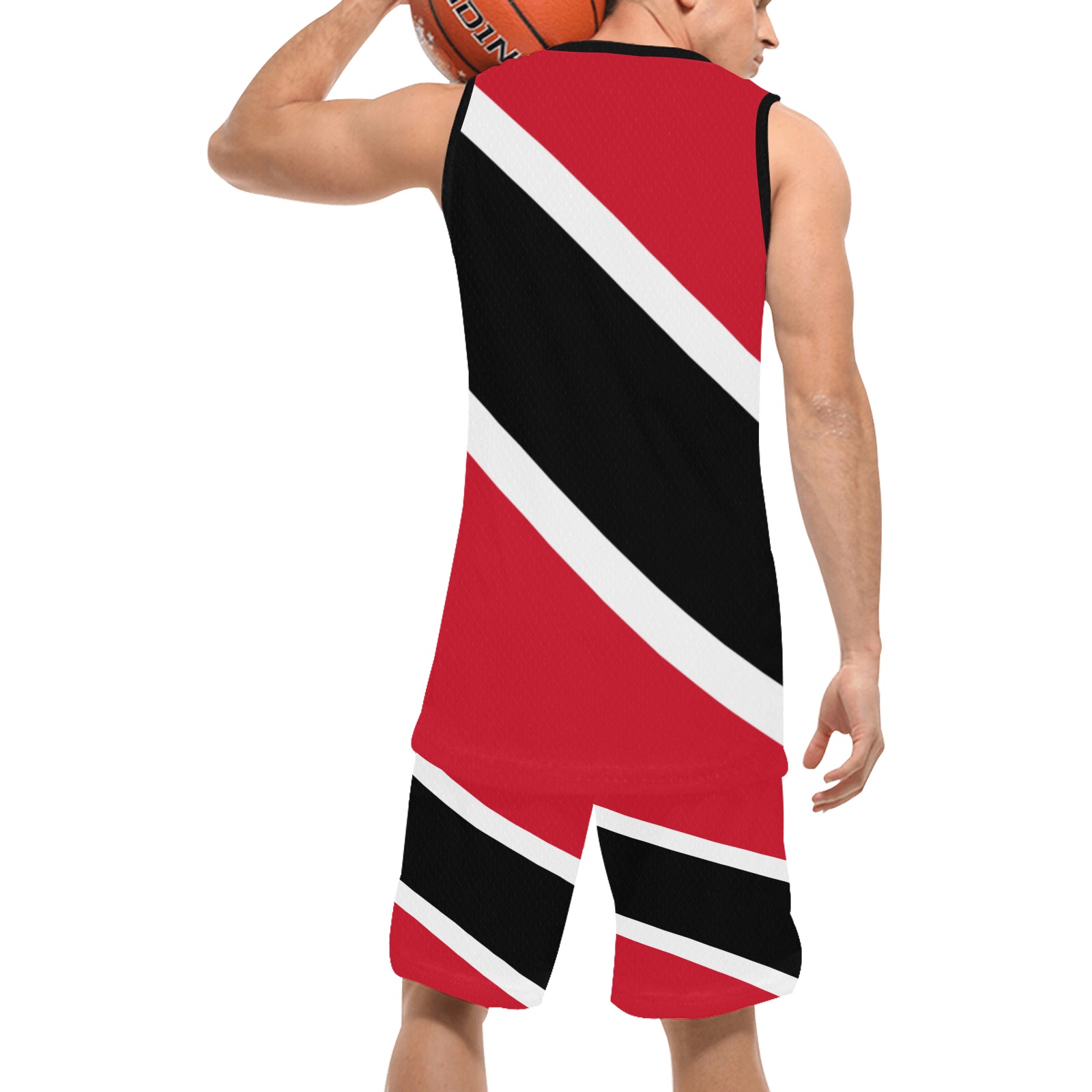 Flag_of_Trinidad_and_Tobago.svg Basketball Uniform with Pocket