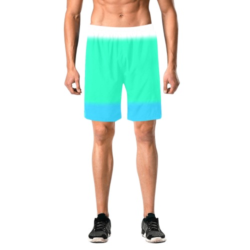 Tranquil Ombre Men's All Over Print Elastic Beach Shorts (Model L20)