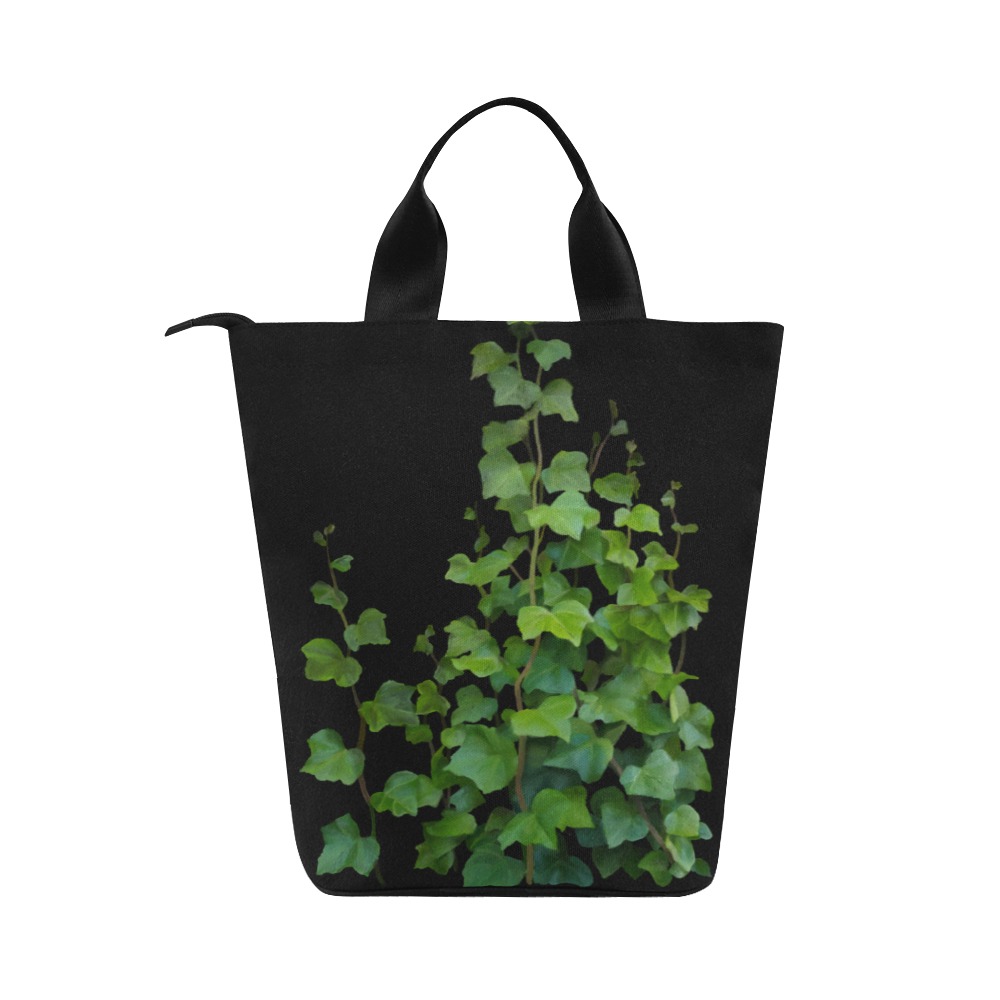 Vines, climbing plant watercolor Nylon Lunch Tote Bag (Model 1670)