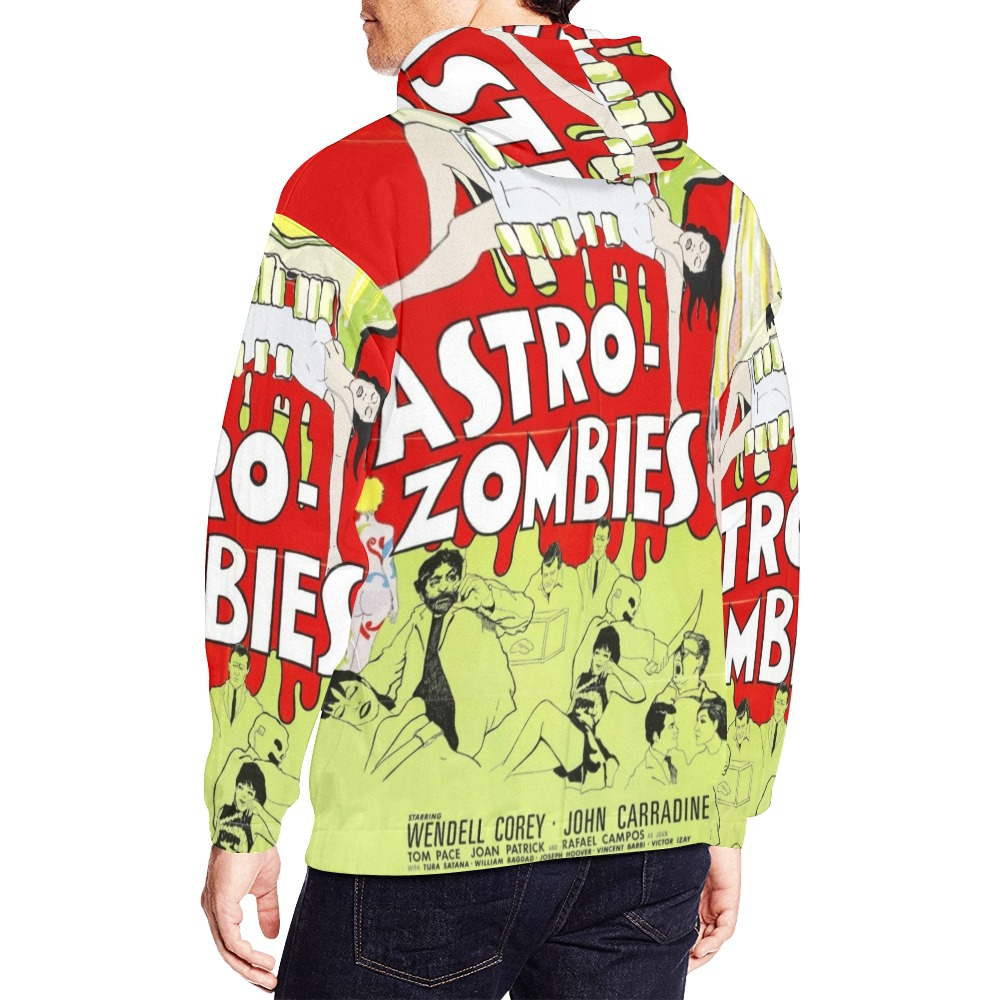 Astro Zombies All Over Print Hoodie for Men (USA Size) (Model H13)