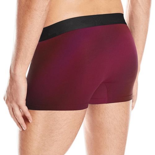 Abstract Haze (Red) Men's Boxer Briefs with Merged Design (Model  L10)