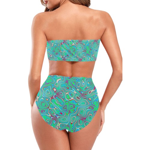 ocean Chest Wrap Bikini Swimsuit (Model S36)