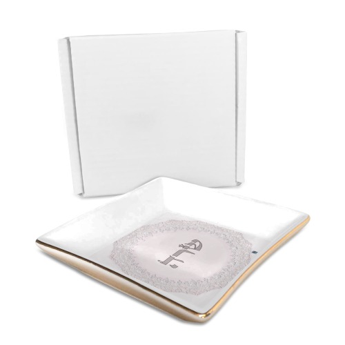 SARAH-20X20-page002 Square Jewelry Tray with Golden Edge