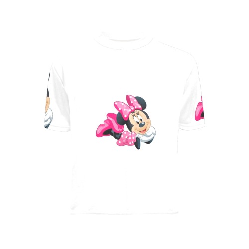 Mickey shirt Big Girls' All Over Print Crew Neck T-Shirt (Model T40-2)