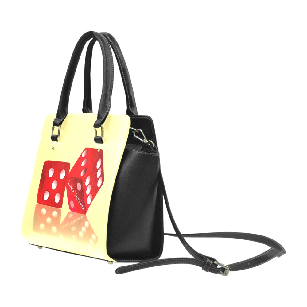 Las Vegas Craps Dice Classic Shoulder Handbag (Model 1653)
